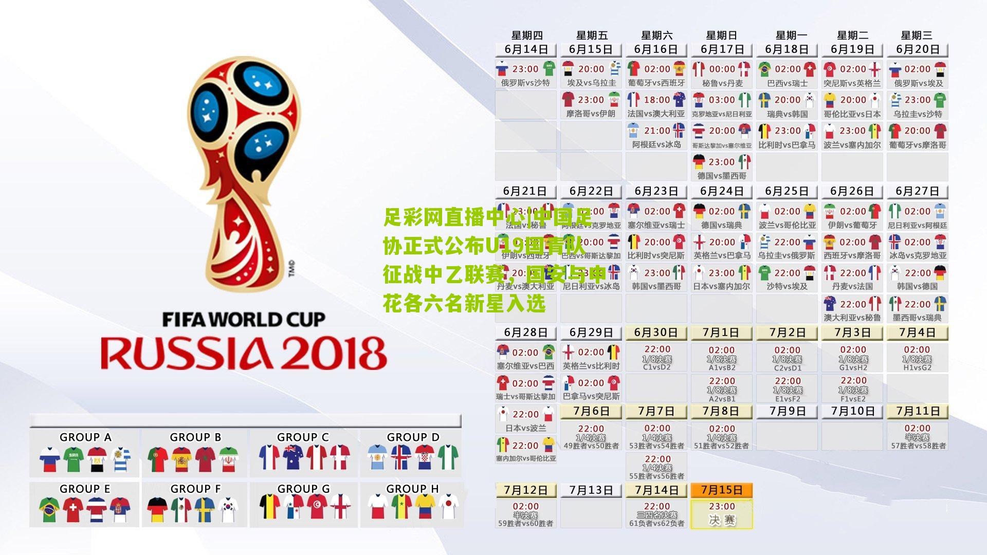 中国足协正式公布U19国青队征战中乙联赛，国安与申花各六名新星入选